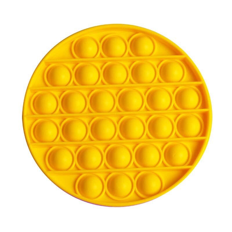 Dropship naciskać Muzyka pop bańka zabawka sensoryczna autyzm potrzebuje Squishy naprężenie Reliever zabawki śmieszne antystresowe Muzyka pop to denerwować Reliever stres: żółty