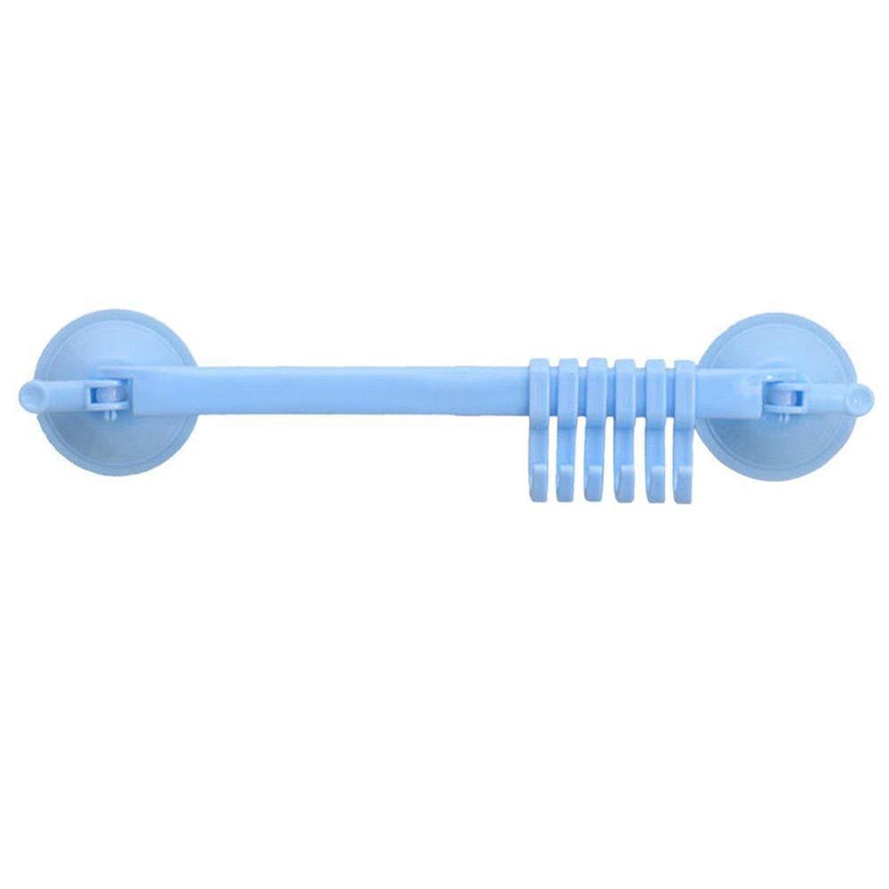 6 ganchos toallero ventosa taza baño cocina pared puerta titular ventosa suspensión hogar almacenamiento organización: blue