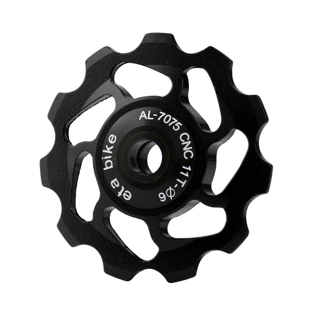 Mtb Bicycle Bearings 11t Mtb Ceramic Bearing Jockey Wheel Pulley Road Bike Bicycle Rear Derailleur 45mm #j1p: Black 