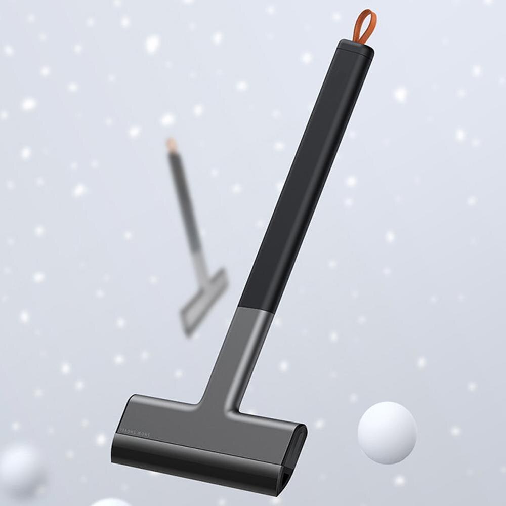 Car Ice Scraper Windshield Ice Breaker Quick Clean Glass Brush Remover TPU Tool Auto Window Winter Brush Shovel