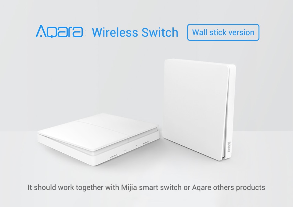 Aqara Smart Wireless Schalter Wand Schalter Licht Control Zigbee APP WIFI Steuer Drahtlose türklingel für xiaomi Smart home