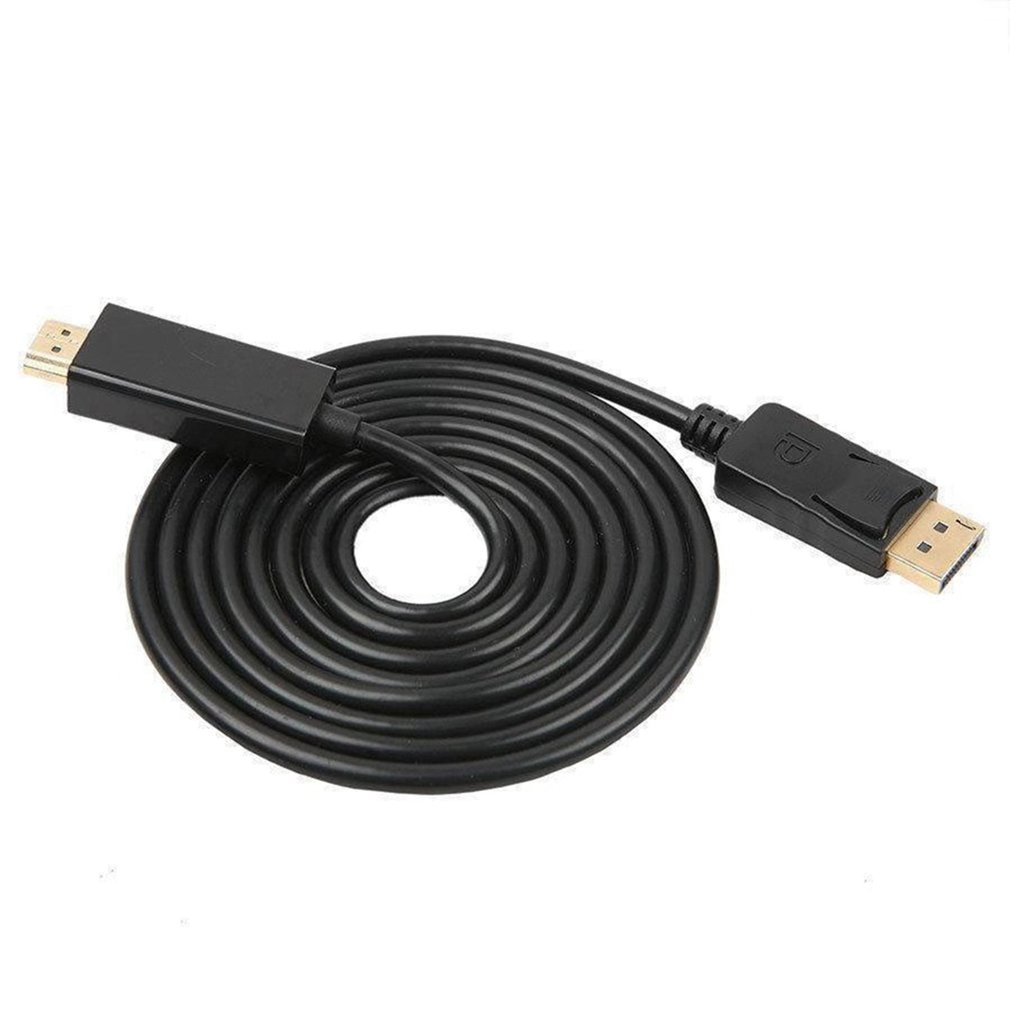 1.8M display port Displayport Male DP to HDMI Male Cable Adapter Converter 4K Laptop PC Laptop HD TV Cable Converter