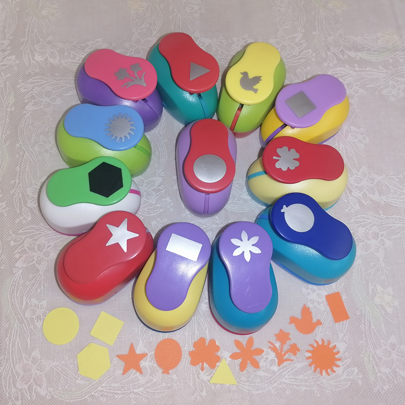 Furador de flores de 1,8 cm - 2,5 cm, perforador para hacer espuma Eva con corte de papel artesanal, álbum de recortes, ahorro de trabajo para niños, perforadora DIY hecha a mano