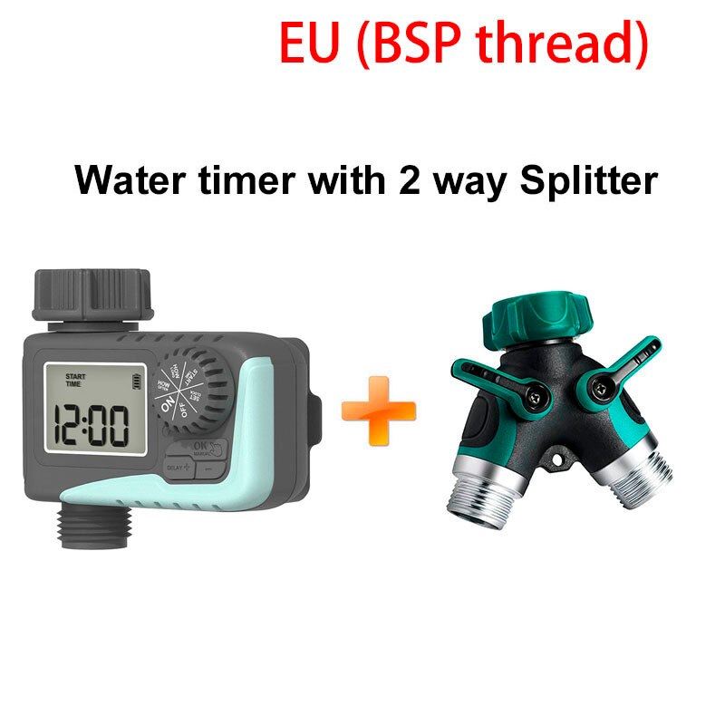 Mini Automatic Irrigation Water Timer Lcd Screen Drip Irrigation Sprinkler Controller Outdoor Garden Watering Timer Device: grey