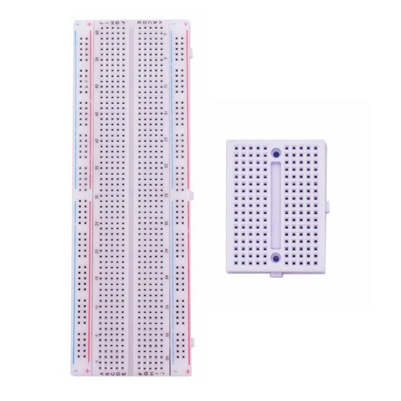 2 unids/lote Placa de Pruebas Electrónica 830 puntos placa PCB MB102 Placa de desarrollo de prueba DIY Kit para Arduino