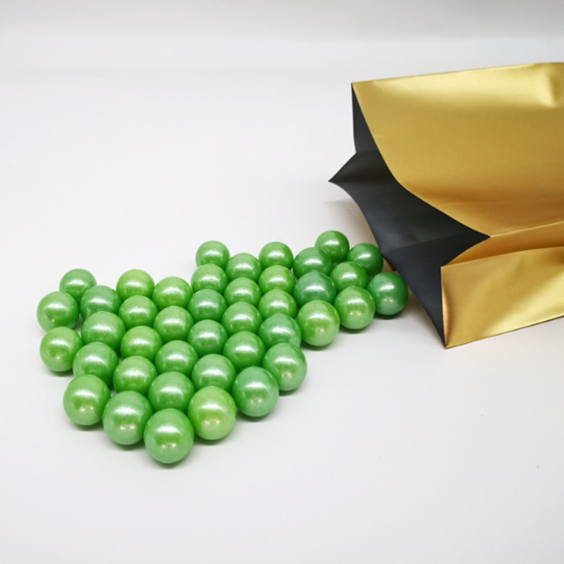 500g perler spiselige perle sukker perler slik 14mm sukkerkugler fondant gør-det-selv kage bagning farverig kugle kage dekoration: Grøn