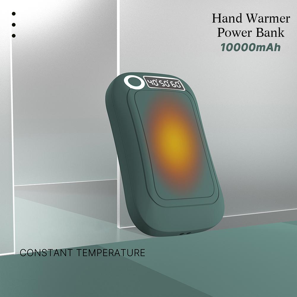 10000Mah 5V Usb Oplaadbare Led Elektrische Hand Warmer Heater Reizen Handige Lange Levensduur Pocket Warmer Thuis Opwarming product
