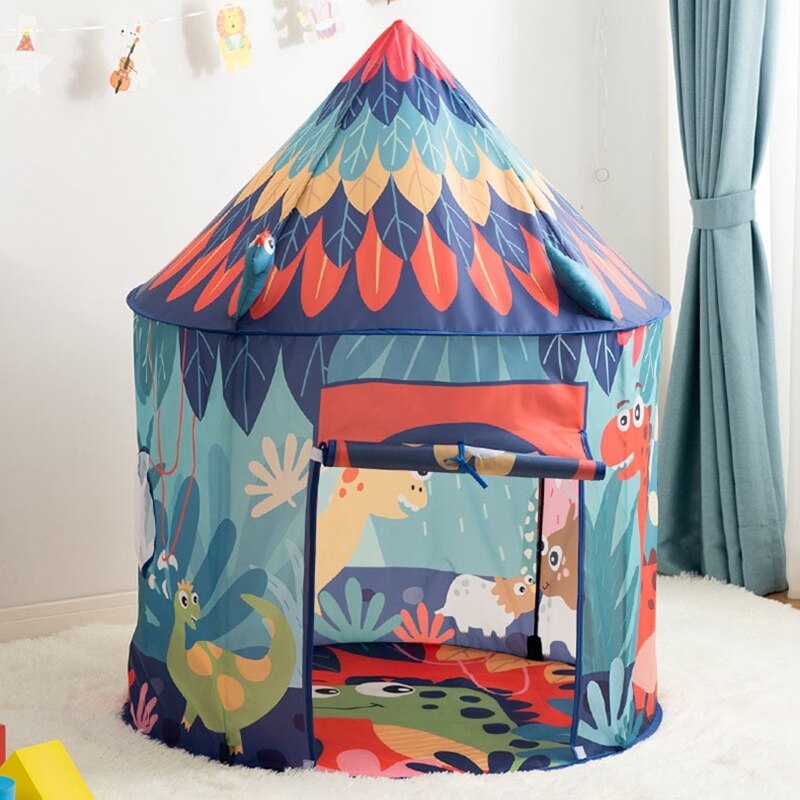 freundlicher Dinosaurier Zelt freundlicher Spielen Haus freundlicher Tente Enfant Tragbare Baby Spielen Haus Klapp Zelt freundlicher Spielzeug Spielen Haus