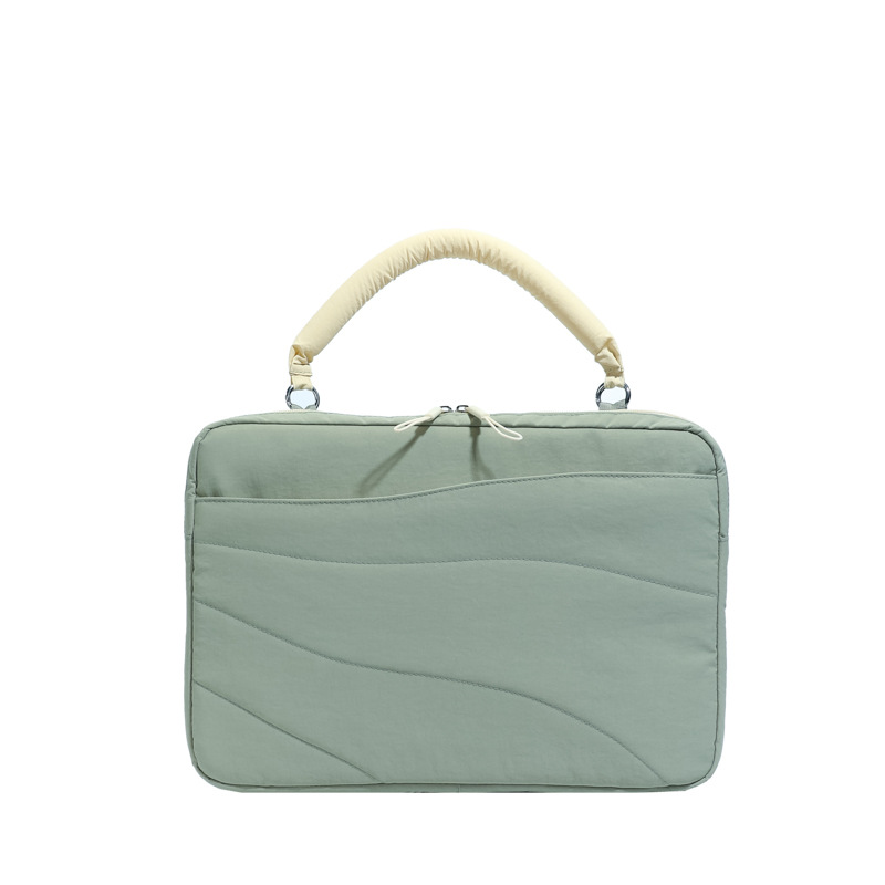Laptoptas 13 14 15 15.6 16 inch laptophoes draagtas voor macbook xiaomi huawei lenovo computer aktetas notebooktas: 13 " / Muntgroen