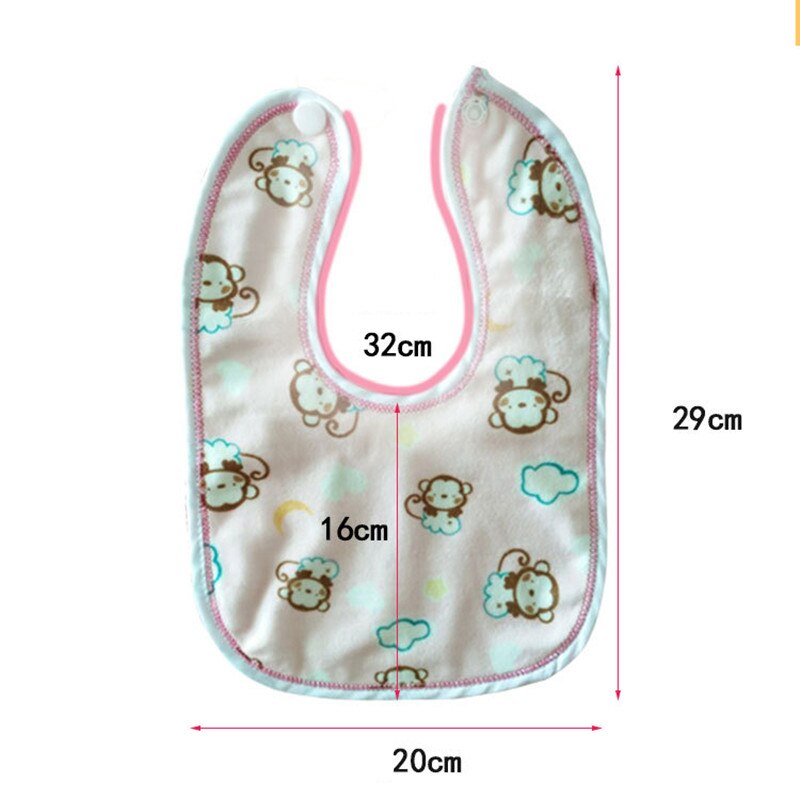 1 PC Unisex Moda Bebê de Algodão Toalha Macia Lenço Babadores Burp Panos de Alimentação Bata Cor Aleatória