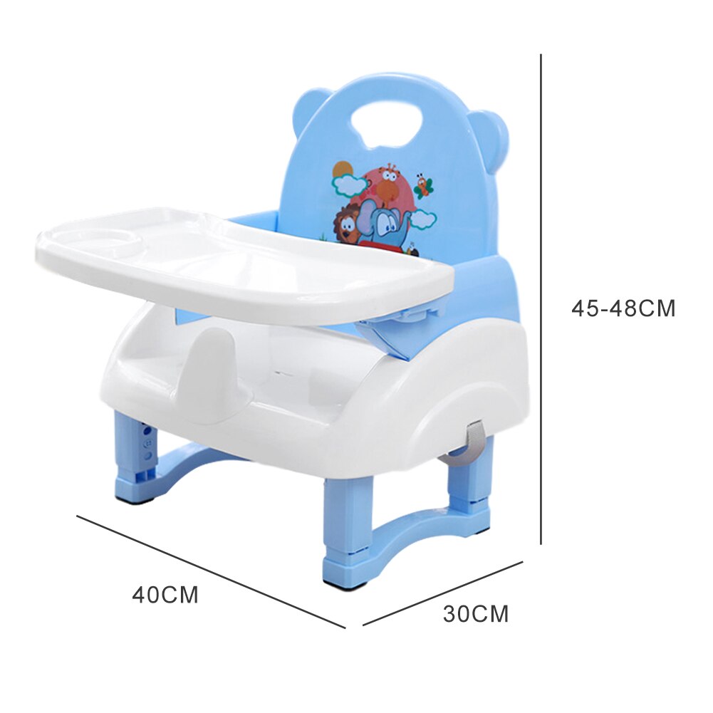 Comfortable Deluxe Foldable Booster Seat Adjustable Height Easy To Clean Compact Booster Seat For Kids 0-3 Year Old