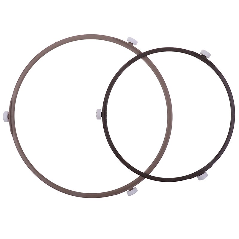 1Pc PPS Mikrowelle Plattenspieler Halterung Kreis Rotierenden Ring Unterstützung Rolle Halterung Glas Basis Platte Tablett Halfter Stehen