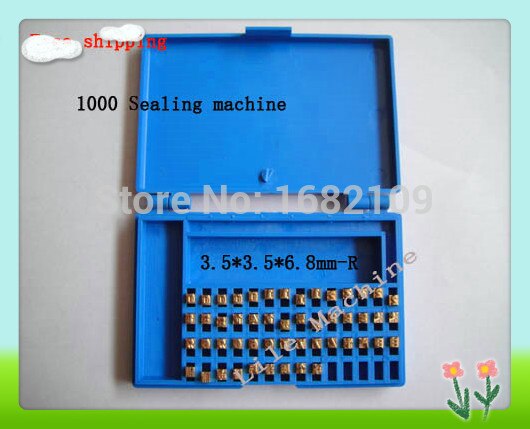 Codeur de date 51 3.5, 3.5x6.8 x pièces/boîte MM, police de chiffres, caractères, codeur de timbres à , pour machine à sceller 1000,