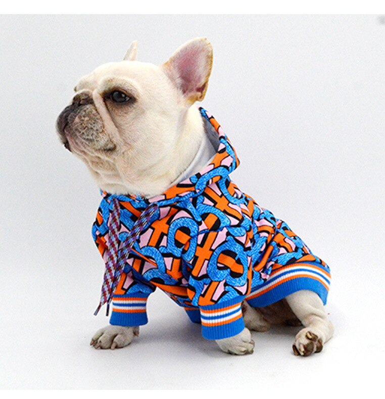 Chaqueta con capucha a juego para mascotas, ropa para perros/gatos, disfraces de perros, abrigo para gato, Bulldog Francés, chaqueta para mascotas,