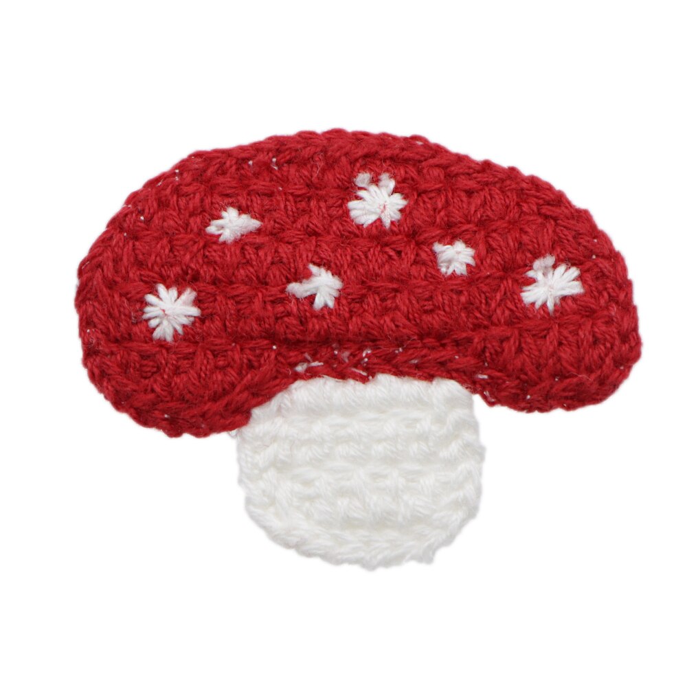 10pcs Handmade Woolen Yarn Crochet Knitted Carrot applique Patchwork DIY needlework sewing accessories Cloth patch,10Yc12529