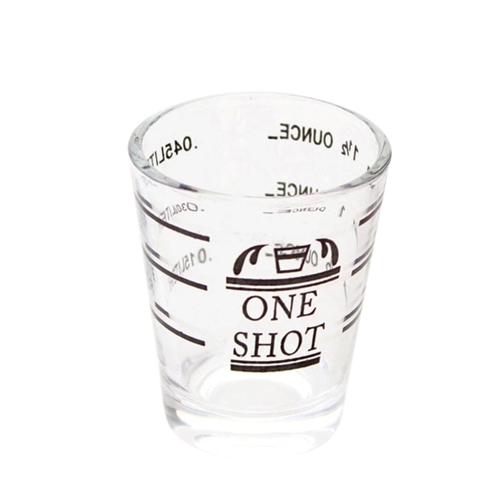 1.5oz Coffee liquid Measuring Cup for Espresso Cocktail Glass cup Coffee Makers coffee gadgets Tools Kitchen Accessories