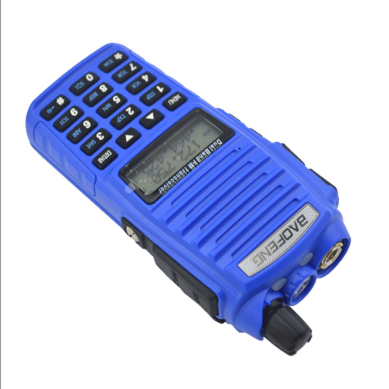 Baofeng-rádio portátil em dois sentidos com fone de ouvido, UV-82 Walkie Talkie, UHF 400-520MHz, VHF, 136-174MHz, 5W, Dual Band, Dual PTT Switch, FM