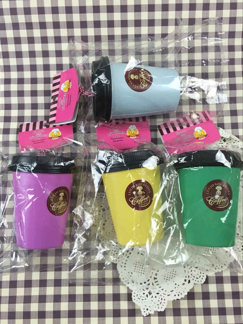 Koffie Cup Stress Simulatie Squishy Speelgoed 1 Stks/set Geurende Elastische Speelgoed Leuke Squishy Cell Phone Strap Charm Kawaii Speelgoed