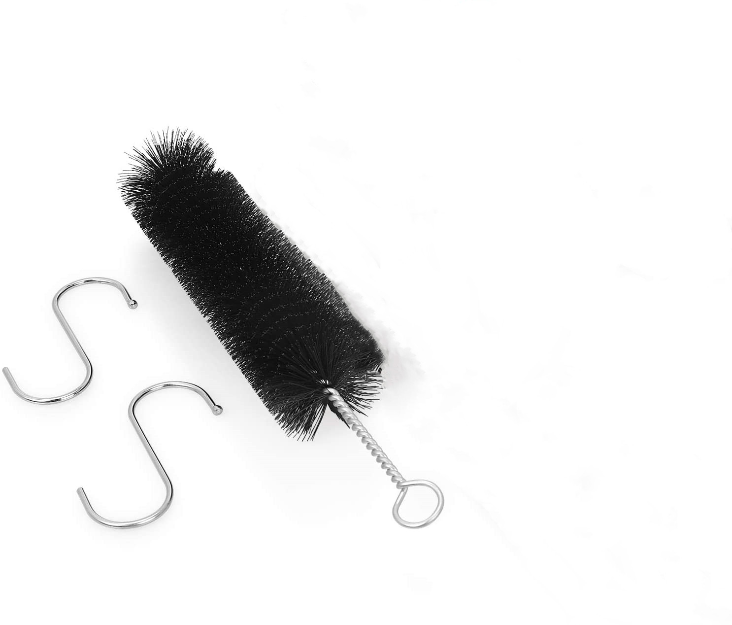 Cold Smoke Generator for Smoker BBQ Grill Cold Smoke Generator Smoker Wood Pellet Kitchen Supplies with Clean Brush 2Pcs Hooks: Brush 2Pcs Hooks