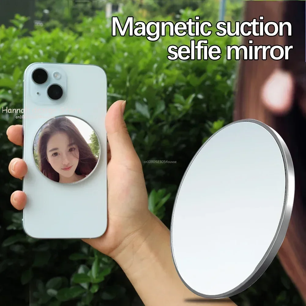 Magnetische telefoon selfie spiegel voor Magsafe IPhone 15 Pro Max mobiele telefoon achteruitrijcamera spiegel voor groothoek selfie vlog video