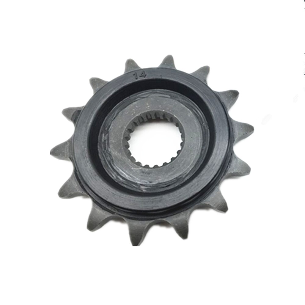 Corona pequeña para motocicleta, cadena de alta dureza, resistente al desgaste de las ruedas, 14T, 15T para Benelli BJ250 TRK251 BN250 TNT150 BJ150-29B