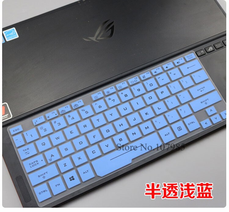 15.6 inch Silicone Keyboard Cover laptop Protector Skin For ASUS ROG Zephyrus GX501GI GX501GI GX501 GX531GS GX531GM GX531G