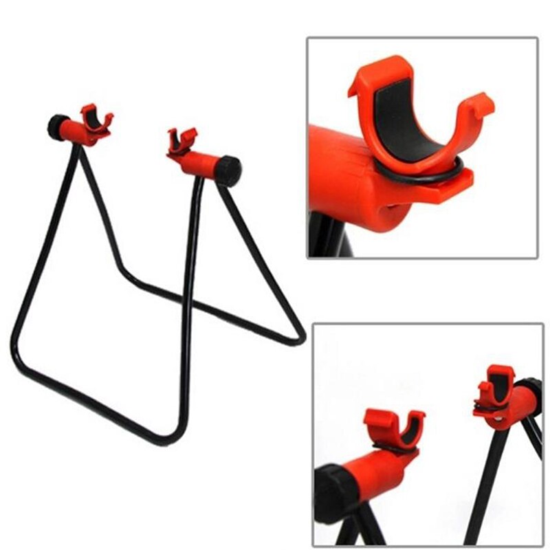 Mountain Bike Road Bike Triangle Vertical Stand Display Wheel Hub Bike Repair Stand Kickstand For Bicycle Repair Floor Stand