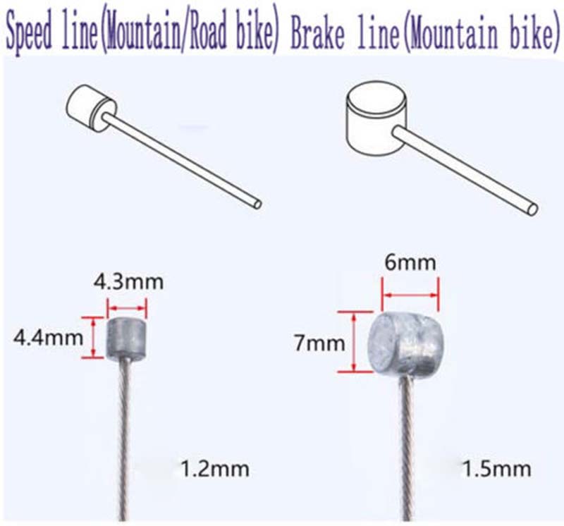 Road MTB Bike Fixed Gear Bicycle Speed Line Shift Shifter Gear Cable Sets Core Inner Wire Steel Speed Line