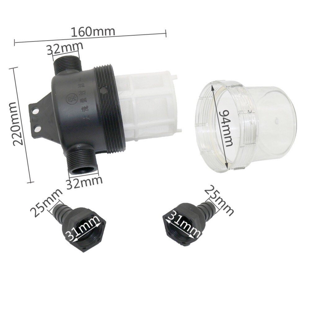 50 Mesh Super schoon Ultrafijne filtratie water filter 20mm, 25mm Prikkeldraad interface Tuin Irrigatie Landbouw Filter 1 Pc