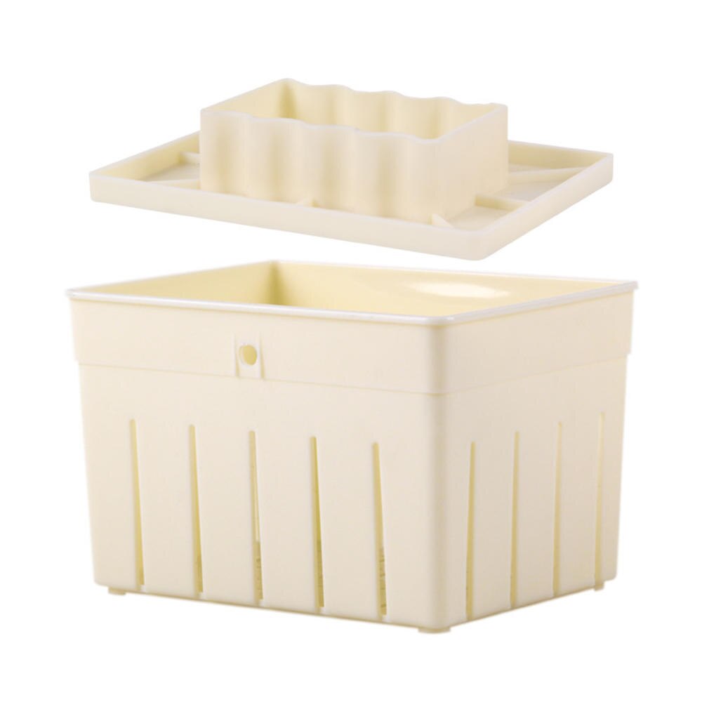 1pc Diy Plastic Homemade Tofu Maker Press Mold Kit Making Machine Set Soy Pressing Mould Cheese Cloth Cuisine Chinese Food Tool: case