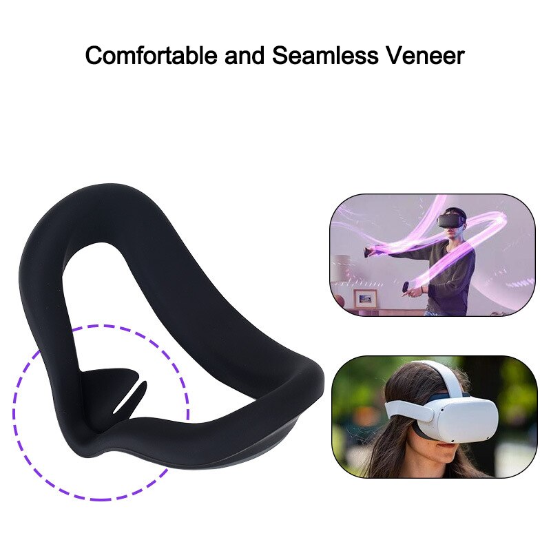 Couvercle de poignée pour Oculus Quest 2, protection faciale de remplacement, en Silicone, accessoires pour Oculus Quest2 VR
