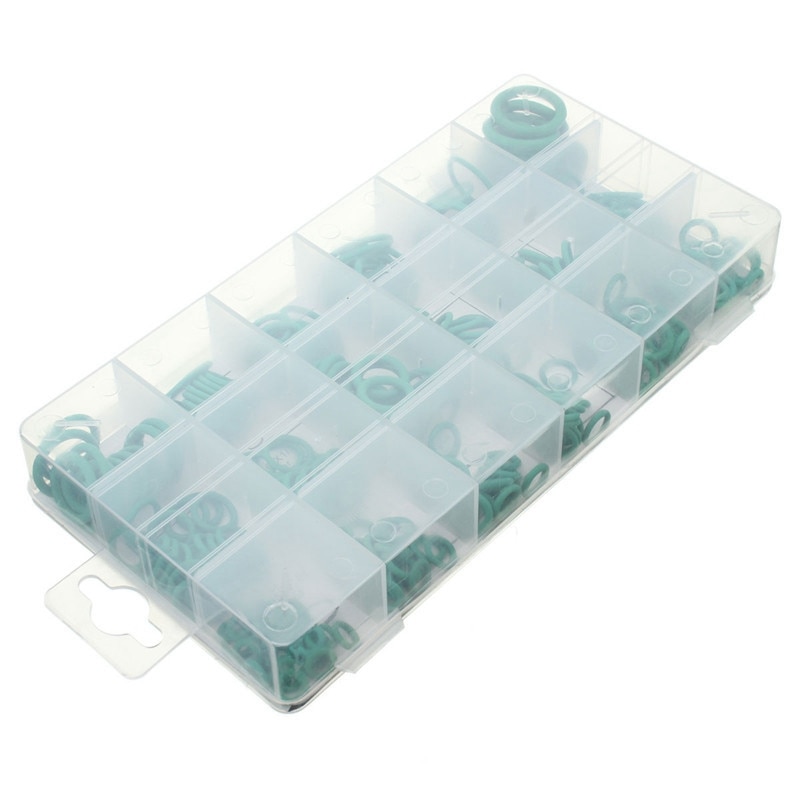 VicTsing-sistema de aire acondicionado para coche, surtido de juntas tóricas de goma, verde, morado, A/C, Aire, Gas, A prueba de aceite, herramientas de fontanería, 270 Uds.