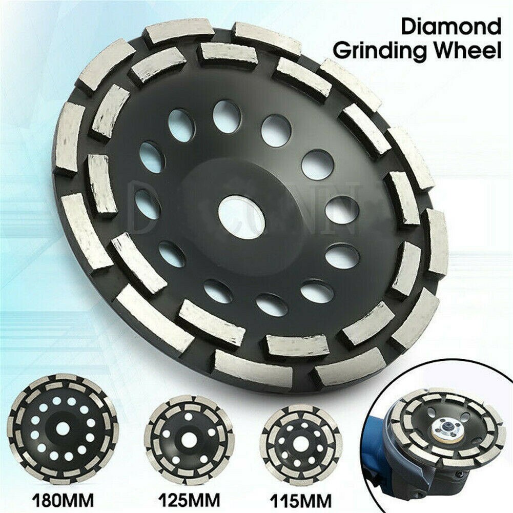 115/125/180 mm diamant segment slibekop hjul skive slibemaskine beton sten