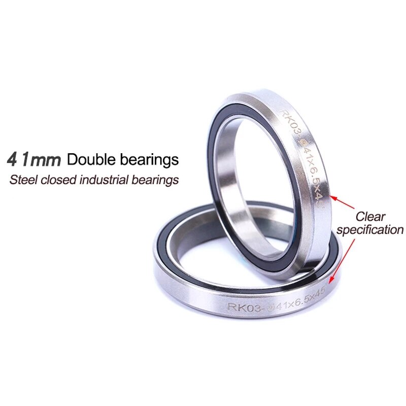 DH-341 de vélo de route de montagne de risque/DH-341SL 34mm casque de tasse externe pièces de tête de Tube de droite de vtt en Aluminium 28.6mm