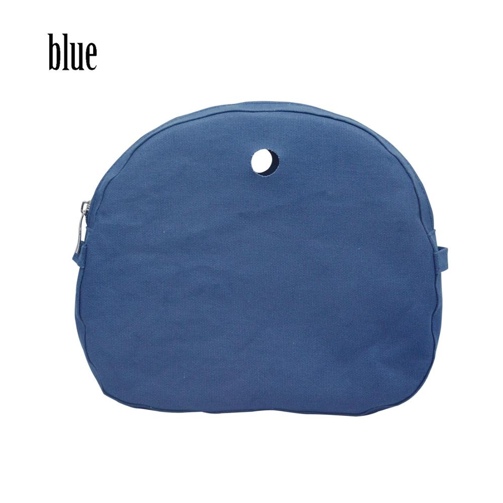 Tanqu lona forro de tecido para omoon luz obag bolso interno cor pura revestimento à prova dwaterproof água inserção organizador para lua bebê o saco: Azul