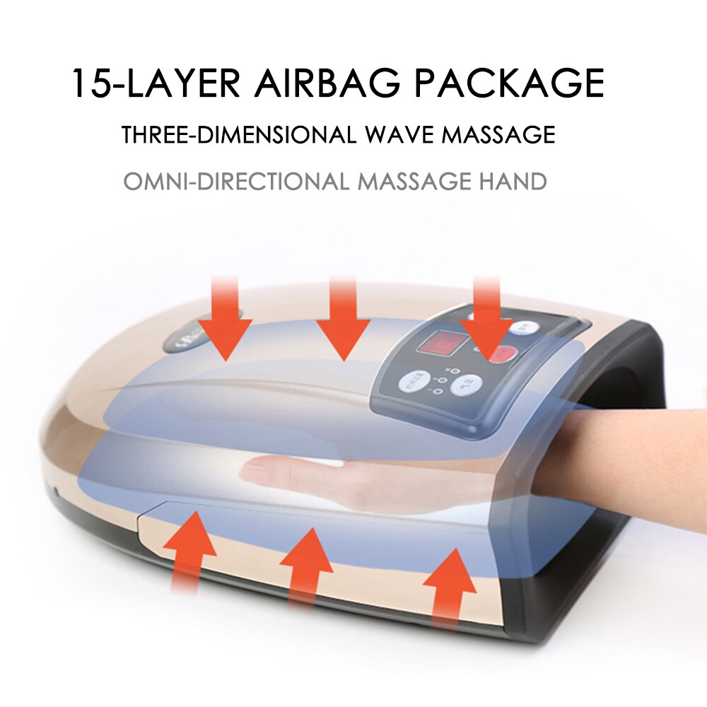 Electric Hand Massager Physiotherapy Equipment Palm Massage Device Pressotherapy Air Compression Finger Massager Apparatus