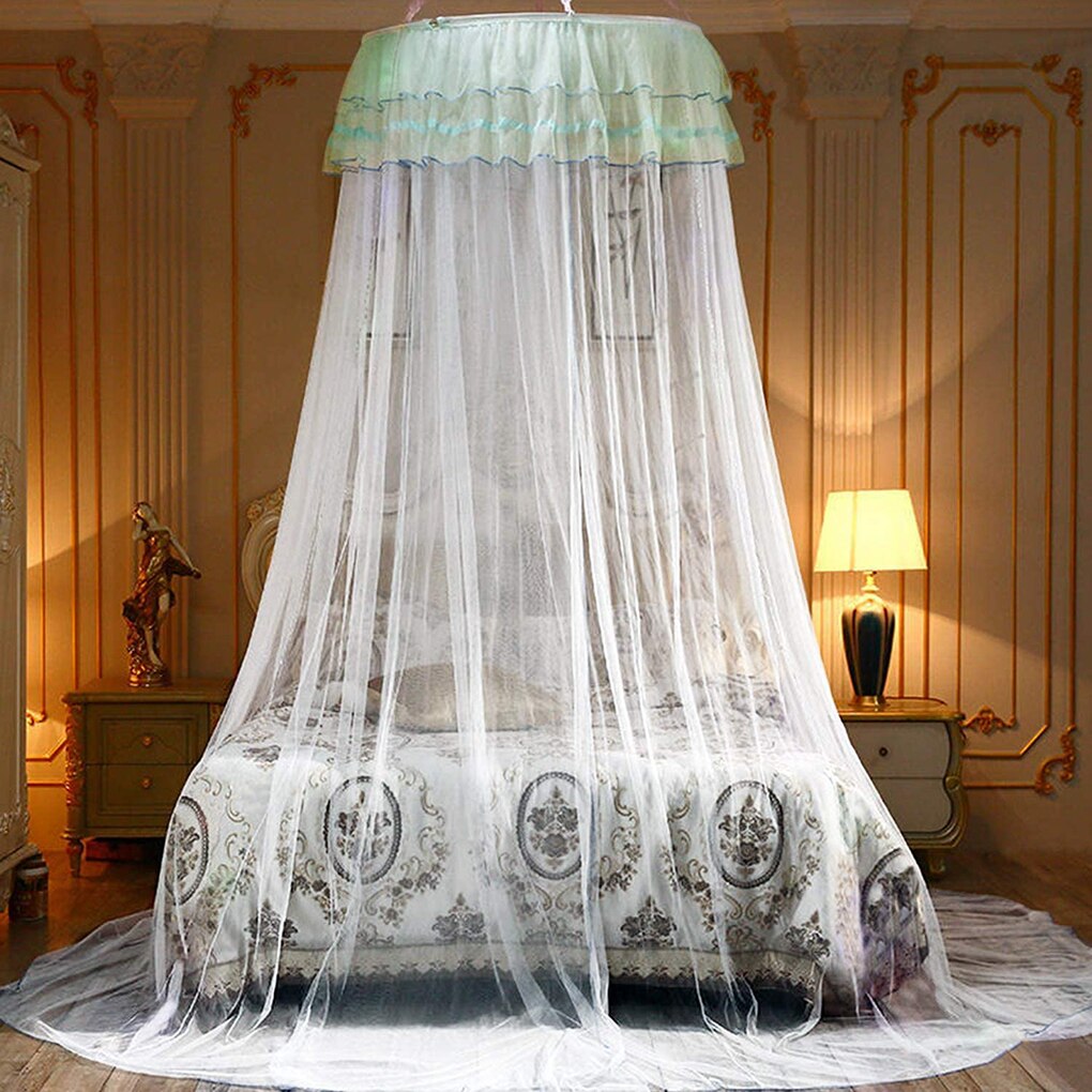 Mosquito Net Dome Bed Net Polyester Portable Bed Curtain Ceiling Children Bedding Net Cover Home Decoration Princess Summer