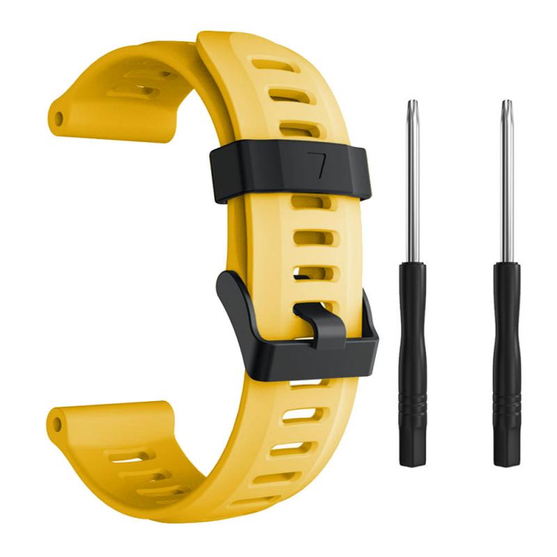 Voor Garmin Fenix 3 5X 5 Plus 3HR Vervanging Sport Siliconen Polsband Horlogeband Smart Accessoires Band In Voorraad: yellow