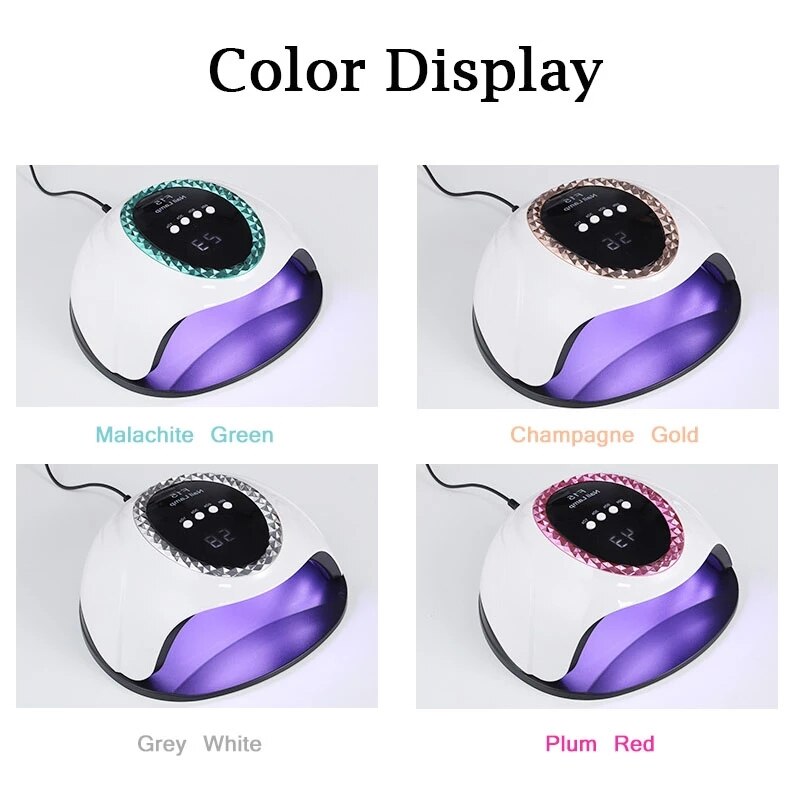 Nail Lamp Gel Nail Polish Dryer For Nails Gellak UV Lamp Quick Drying Smart LCD Display Art Tool Manicure Machine