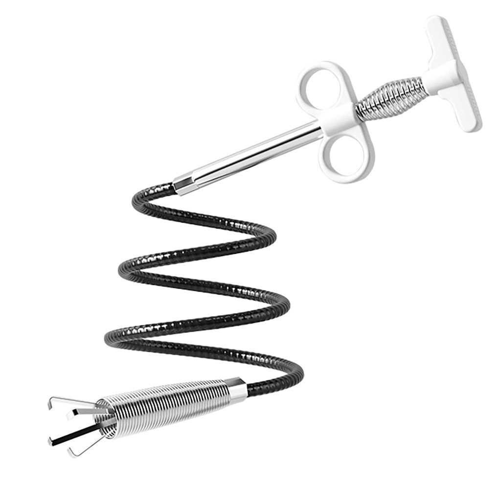 Sewer Dredging Tool Draining Sewage Cleaner Clogging Remover Cleaning Tool Household Kitchen Sink Toilet Dredge 1.6m