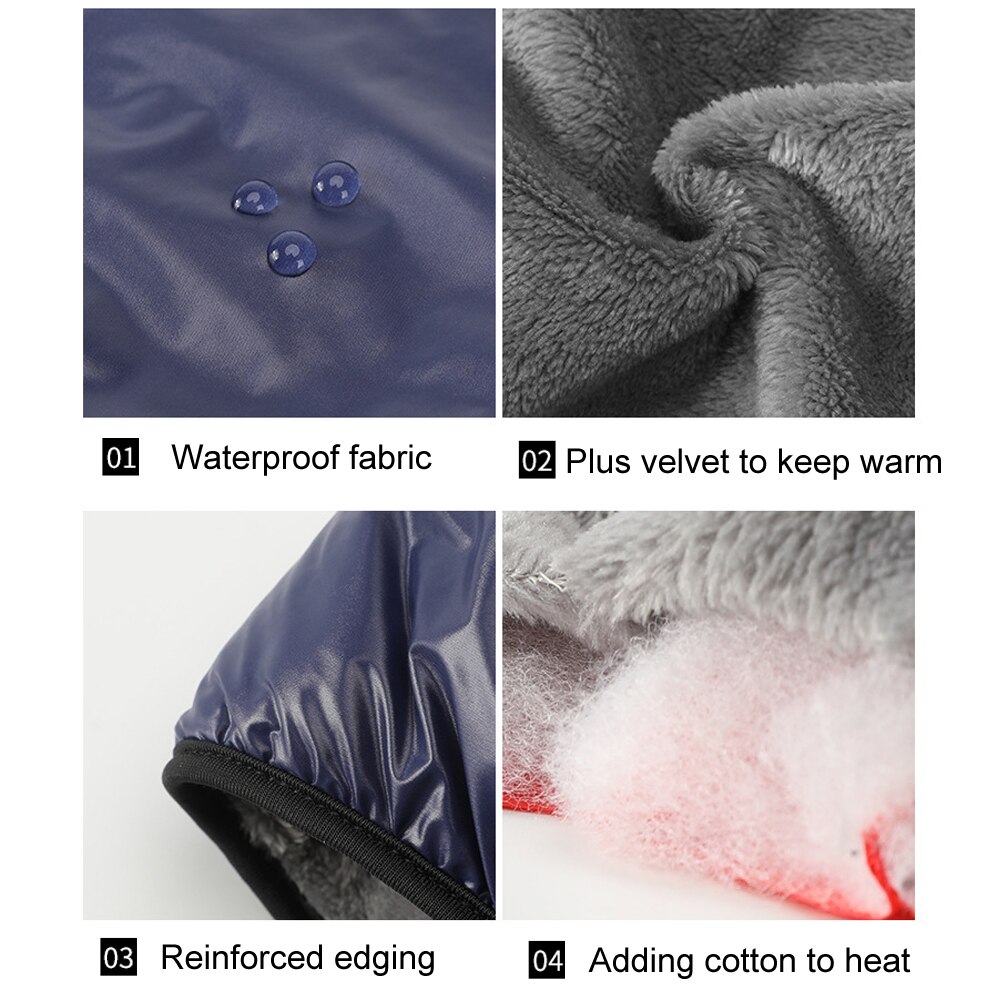 L.Mirror 1 Uds. Gorro de invierno para esquiar resistente al viento y al agua al aire libre, gorro de terciopelo para esquiar y esquiar, accesorios para esquiar al aire libre