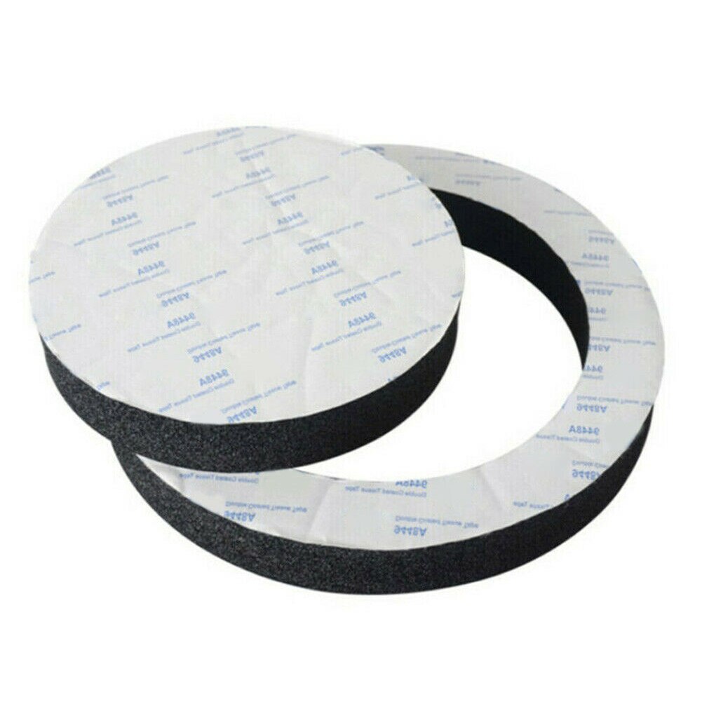 Anneau d'isolation phonique pour haut-parleur de voiture, 6.5 pouces, 4 pièces, isolation phonique, en coton, auto-adhésif