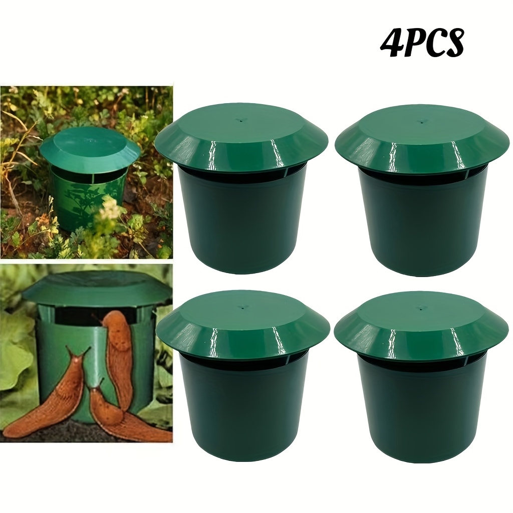 Scatola trappola per lumache, trappola per lumache di alta qualità, riutilizzabile, adatta per cortili, giardini, trappole per lumache di alta qualità e parassiti da giardino: Luce Verde