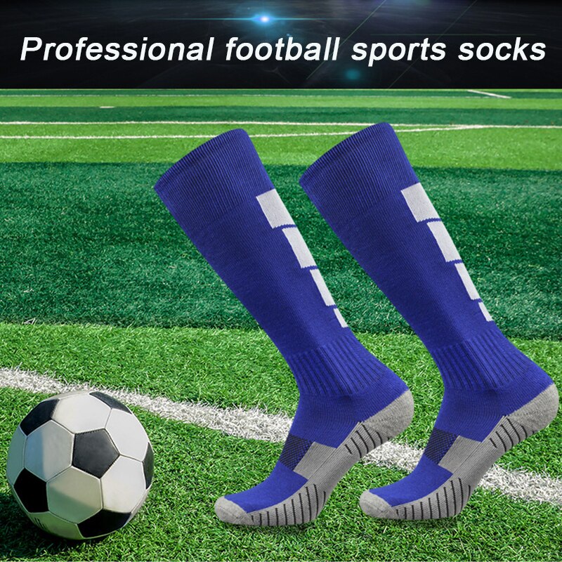 Parent-child Football Sports Socks Men Women Long Tube Thick Knee-high Non-slip Towel Bottom Compression Socks