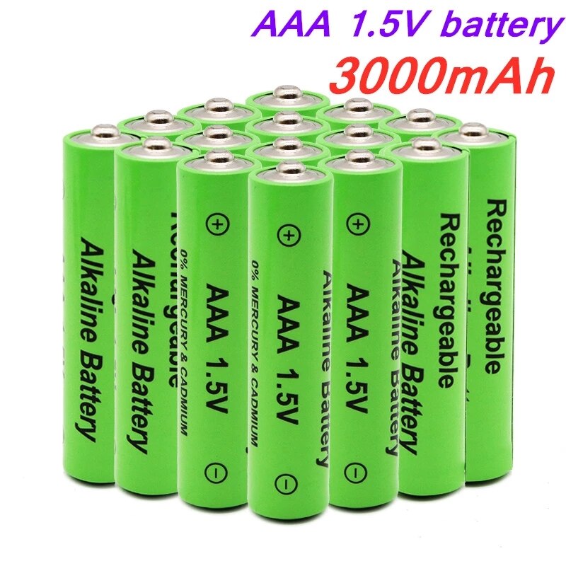 1.5V AAA battery 3000mAh alkaline AAA rechargeable battery for remote control toy light battery high capacity Long endurance