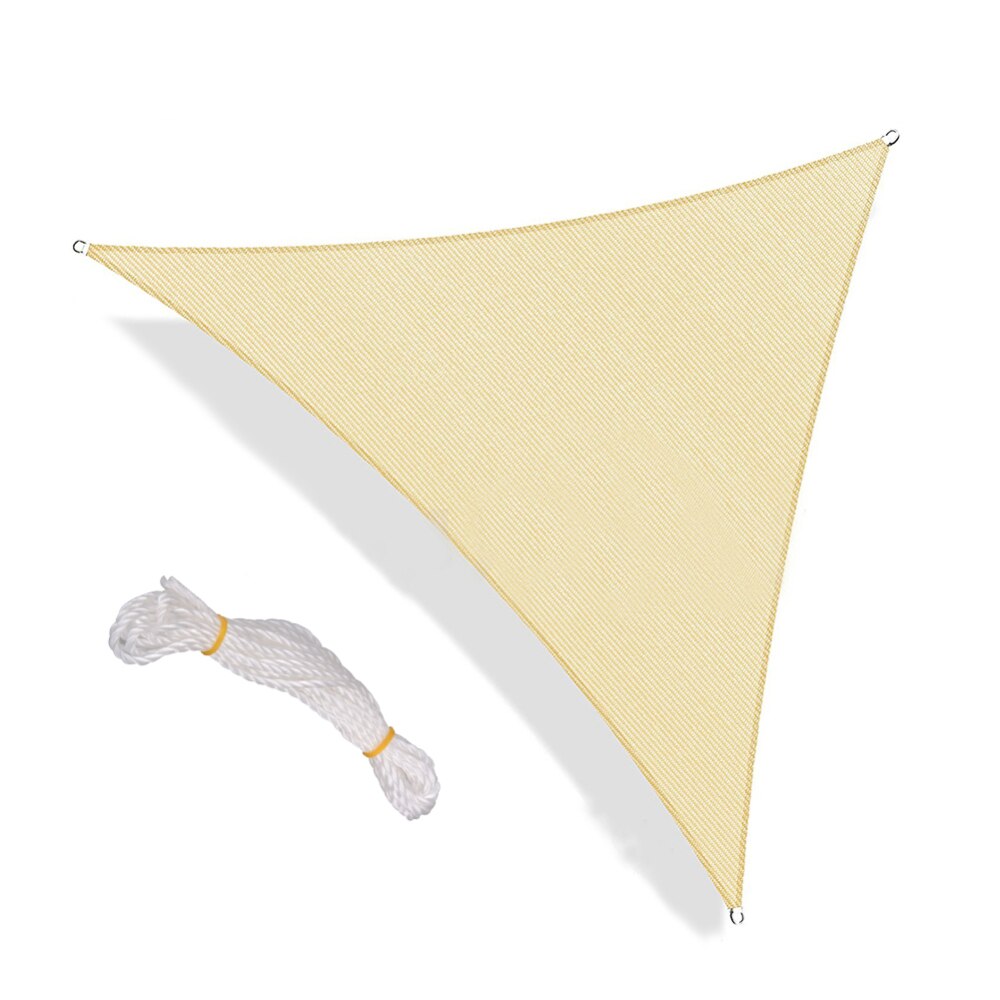 Waterproof Triangle Awning Shade Sail Sun Outdoor Sun Shelter Shade Sail Garden Patio Pool Camping Picnic Tent