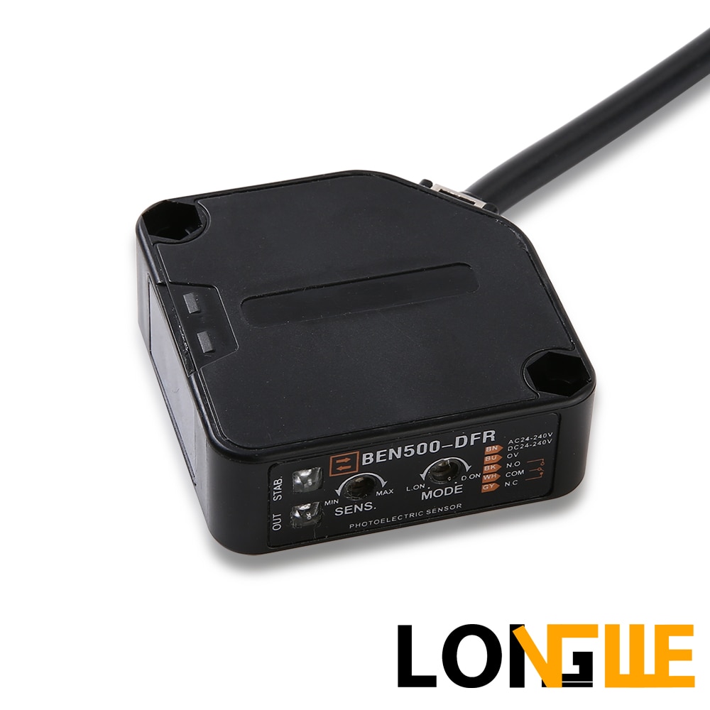 30cm 5m 10m diffuse retro-reflective through beam photo sensor BEN300-DFR BEN5M-MFR BEN10M-TFR LONGWE