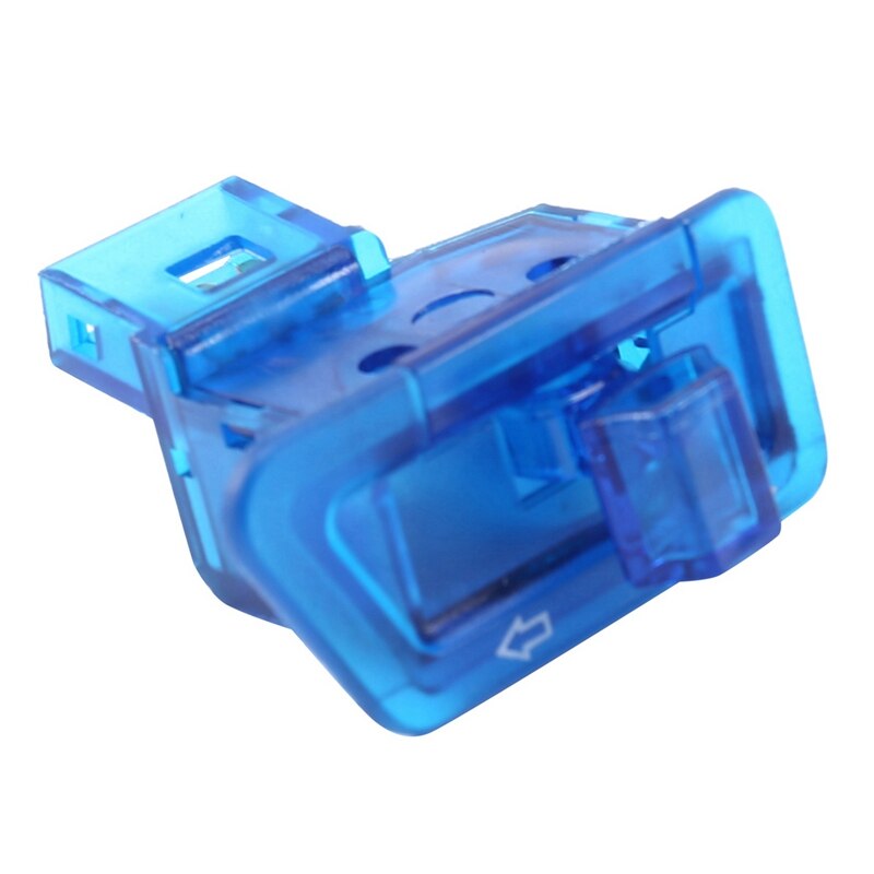 Juego de 2 botones de interruptor de bocina de motocicleta, intermitentes para Honda DIO ZX AF27 AF28 AF34 AF35, azul y naranja