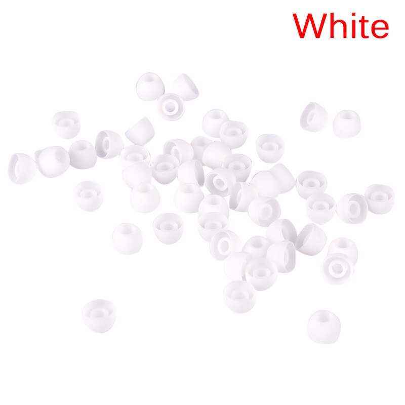 50pcs/lot Soft Silicon Ear Tip Cover Replacement Earbud Covers For HTC In-Ear Headphones Earphones Accessories: WT