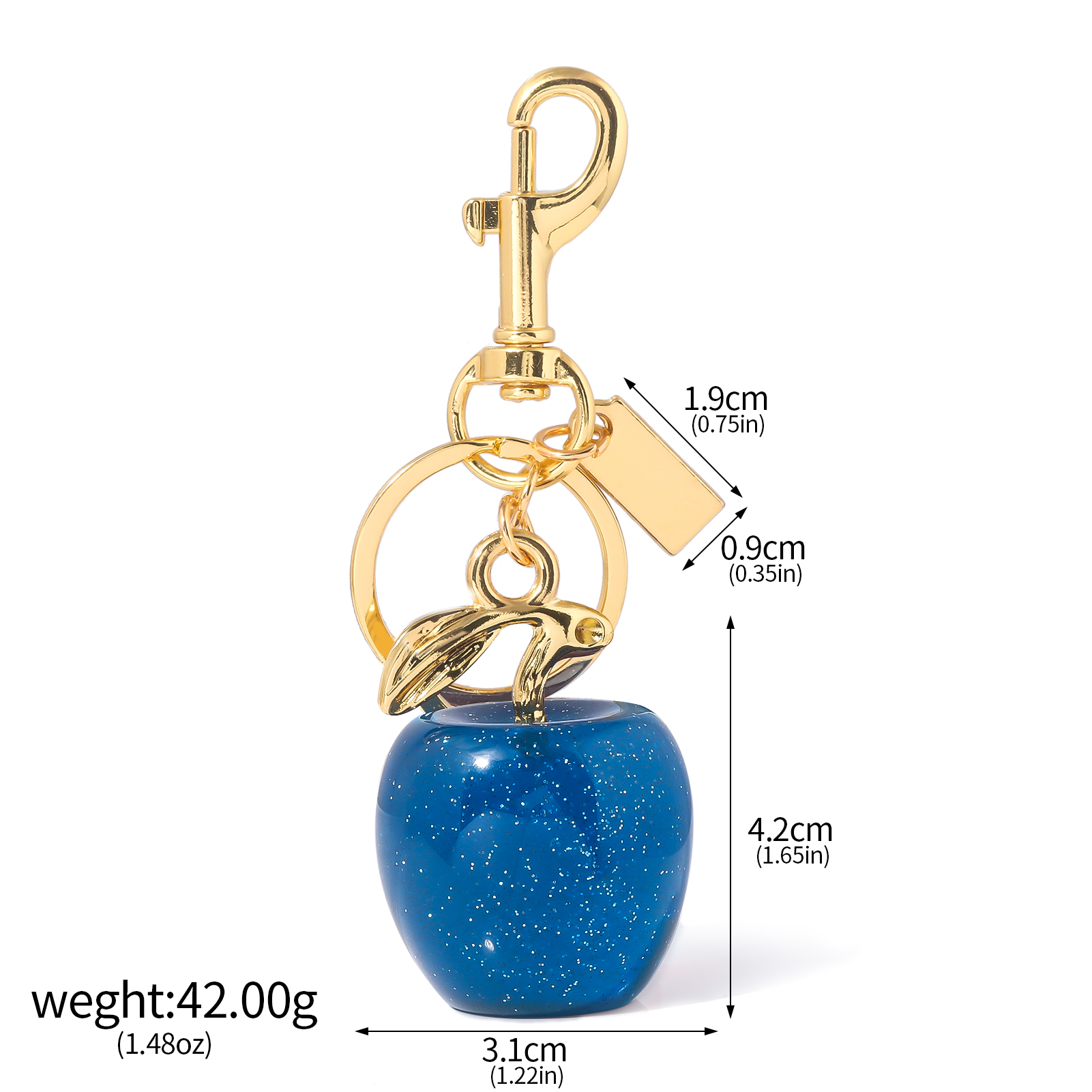 Delicious Red Cherry Keychain Summer Fruits Cherries Pendant Keyring For Women Men Jewelry Bag Key Accessories: PURPLE